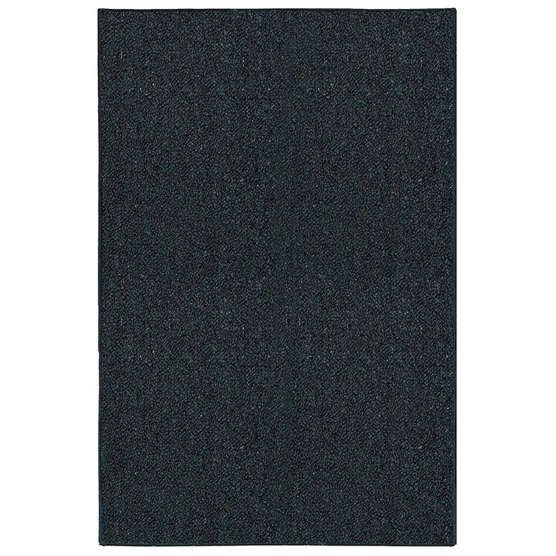 Amoros Furnish my Place Modern Indoor/Outdoor Commercial Solid Color Rug - Pet and Kids Friendly Rug, Stain Resistant, Floor Carpet for Living Room & Hallway, Wedding - Dark Green