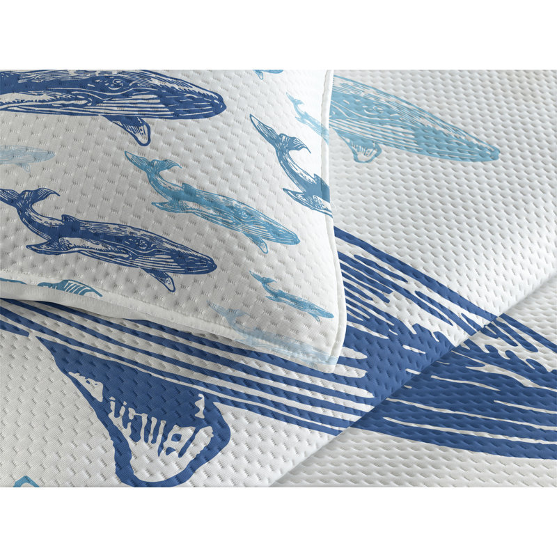 Coastal Polyester Coverlet