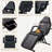 Mahvish Faux Leather Massage Chair with Ottoman