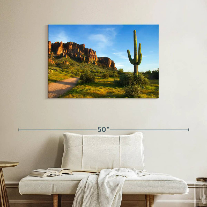 Alvord Saguaro, 26" H x 39" W