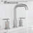 Widespread 2 Handles Bathroom Faucet with Water Supply Lines-1631516354-1613886757