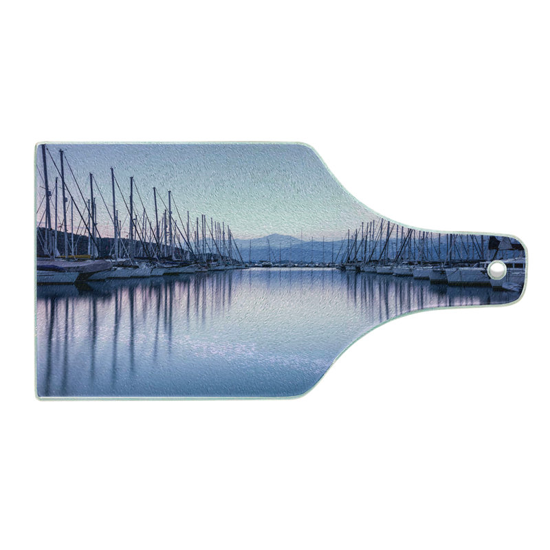 Planche à découper en verre trempé Ambesonne