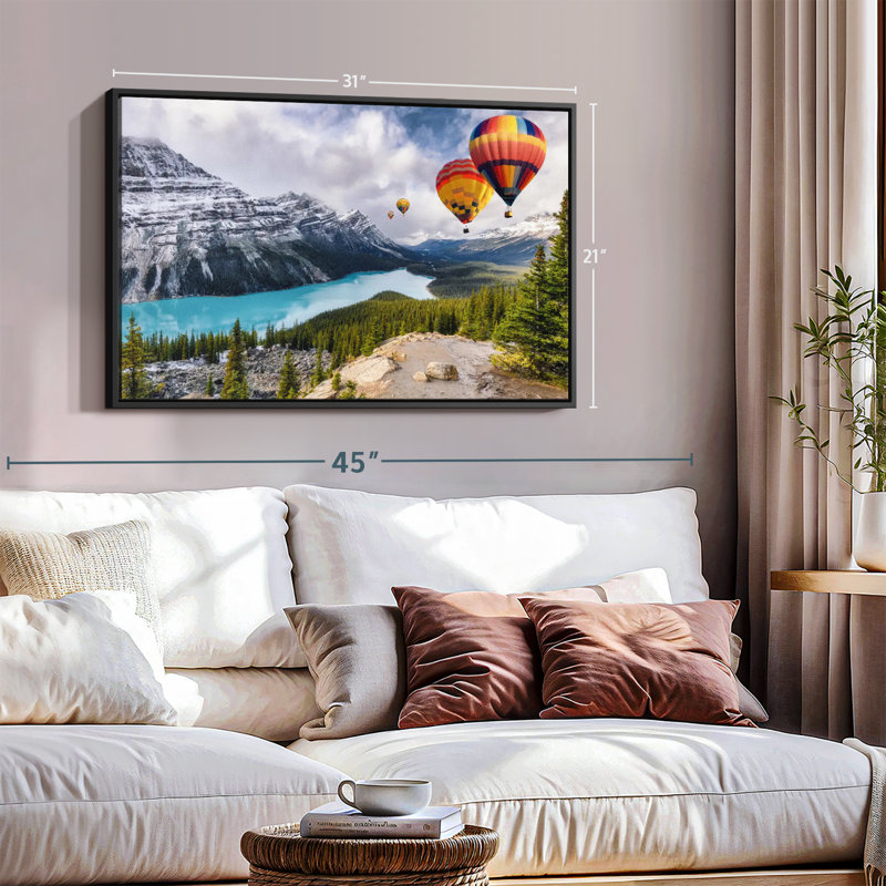 Impression sur toile Banff, H 21 po x l 31 po