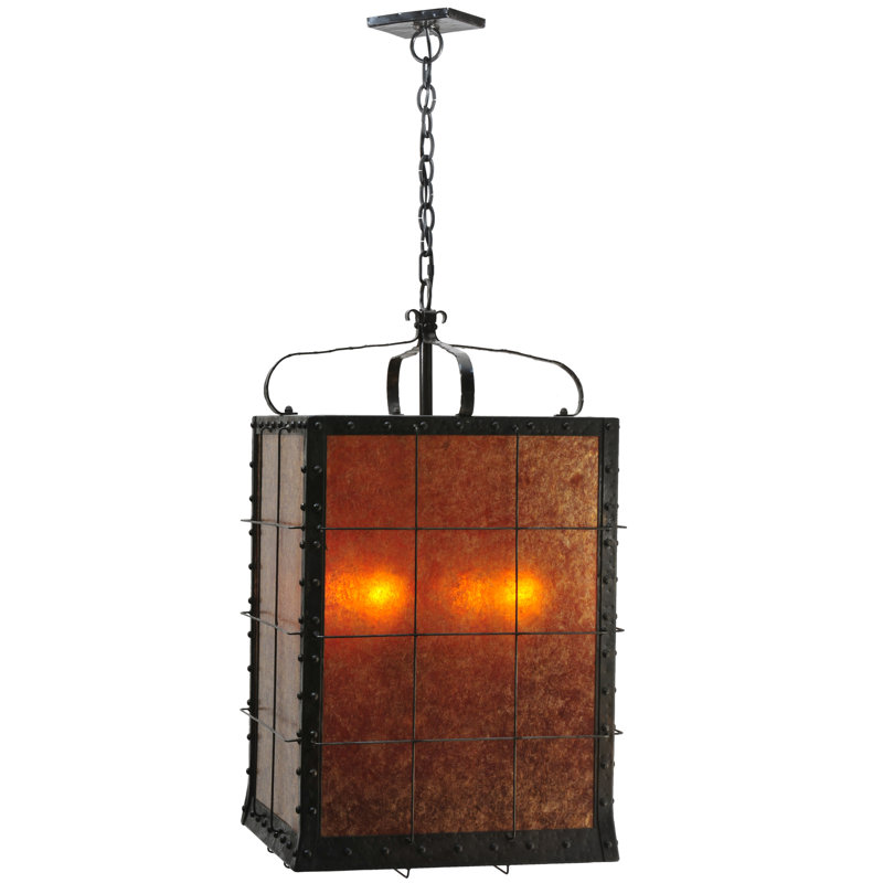 Luminaire suspendu carré 18 po Vostok