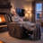 Polyester and Metal Frame Power Lift Massage Recliner -932232743