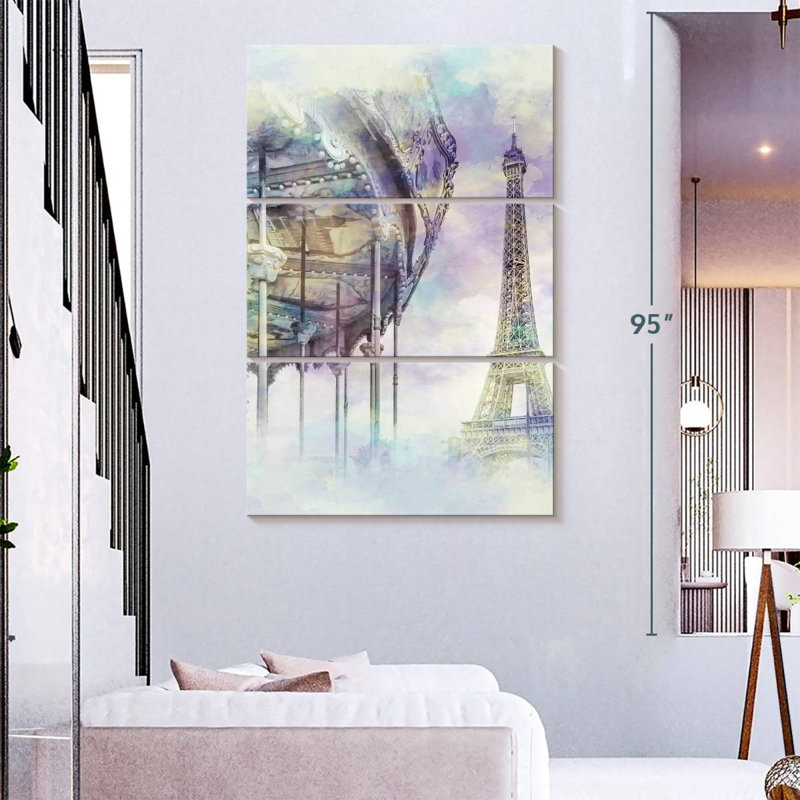 Nicci Typical Paris, 74" H x 48" W