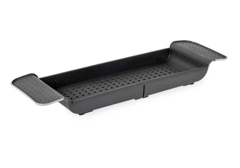 Extendable Over Bath Rack, Slate