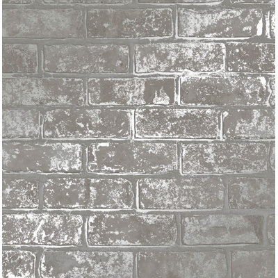 Loft 10m x 53cm Metallic Finish Wallpaper Roll