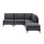 Canapé modulaire réversible avec repose-pieds Atheana-487353764