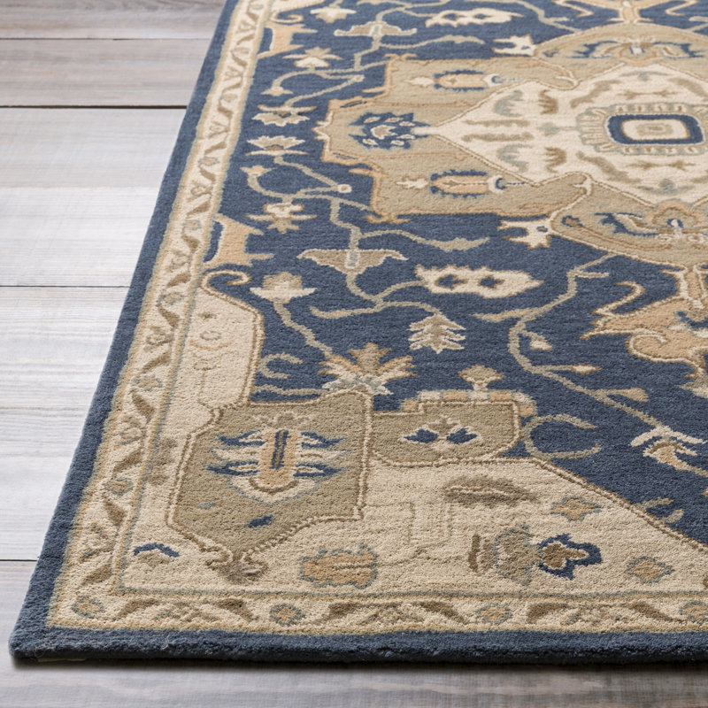 BuckHill Hand Tufted Wool Oriental Indoor Rug, Rectangle 10' x 14'