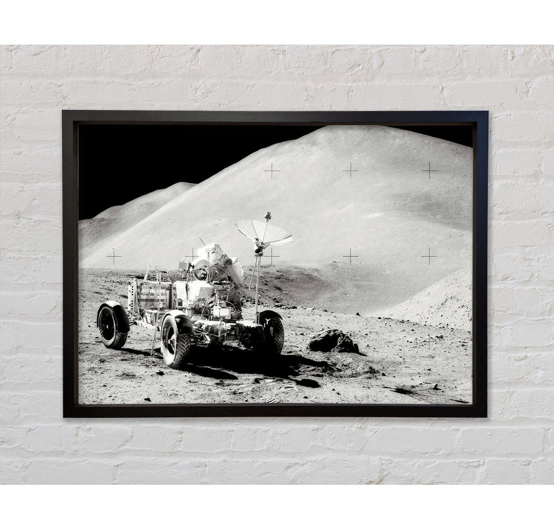 Moon Buggy - Einzelner Bilderrahmen Kunstdrucke auf Leinwand