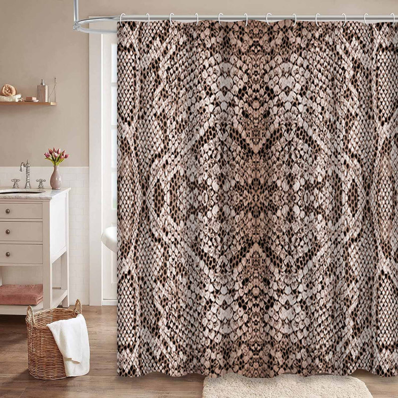 Rideau de douche rouge imperméable, rideaux de douche pour la salle de bain avec 12 crochets, 72" L x 72" W