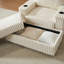 Fauteuil inclinable simple 42,5 pouces en velours côtelé avec dossier-1084160
