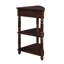 Table d'angle avec pieds en bois massif L 33,26 po x l 20 po x H 34,6 po - 33,26 po