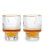 Viski Meridian Ballpoint Glasses, Retro Whisky Glasses for Whisky and Scotch in Premium Quality
