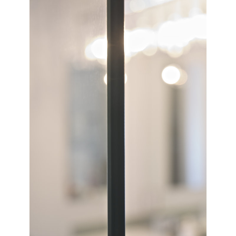 Porte de baignoire pivotante sans cadre 33,5 "x 60", Blanc