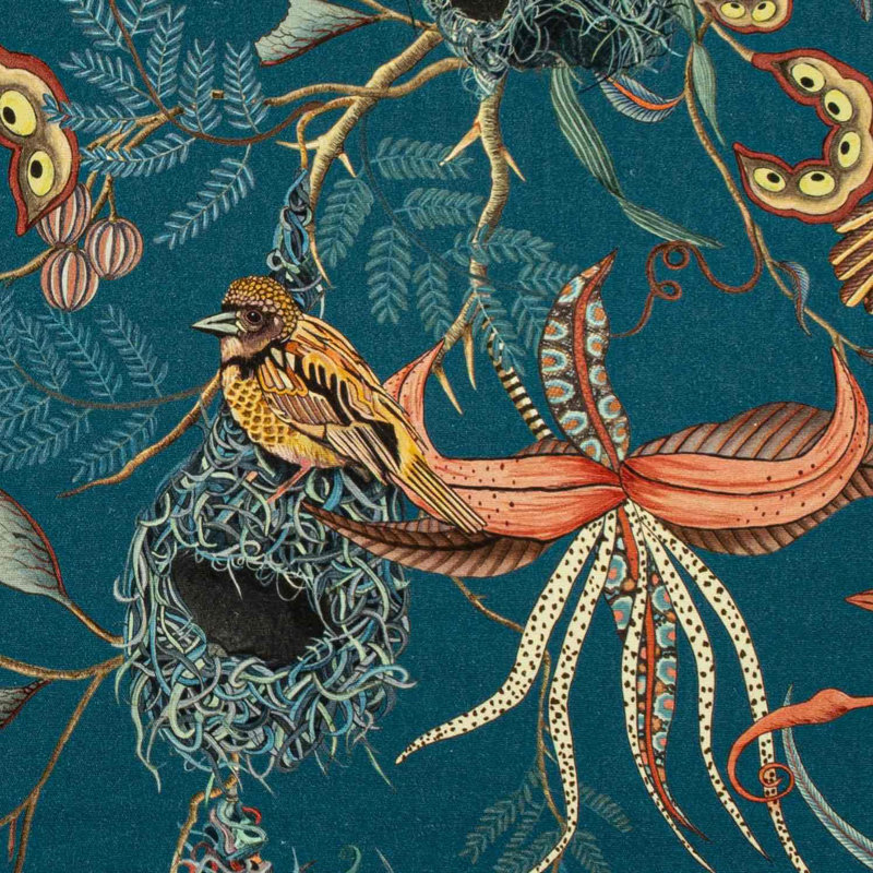 Ardmore Linen Fabric, Midnight