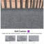 Tabourets de bar George Oliver Patio en aluminium, hauteur du comptoir, 61 cm (24 po), avec coussin en tissu amélioré-1508672680-1490686930