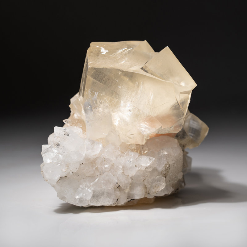 Genuine Calcite with Apophyllite
