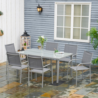 Kordale 6 - Person Patio Dining Set Rectangular Table