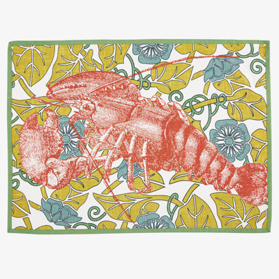 Lobster Bloomsbury Tea Towel