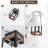 Briannalee Glass Semi Flush Mount