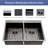 Drop-In Double Bowl Kitchen Sink – Deep Basin Design