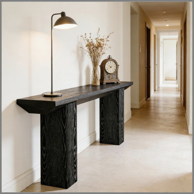 Triangular-Shaped Design Console Table,Sofa Table,Modern Entryway Table