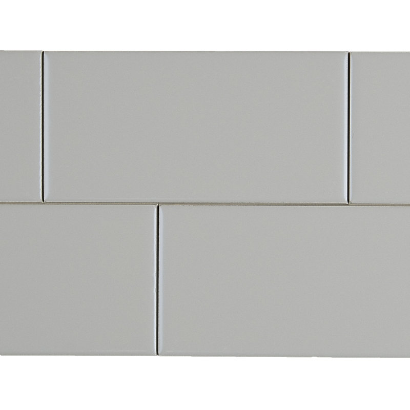 Guilford 3" x 6" Ceramic Subway Wall & Floor Tile, Matte Desert Gray