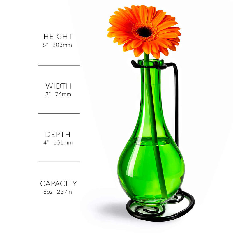 Vase drop table Berthelot, Vert lime