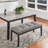 Banford Polyester Blend Upholstered Bench-844355719