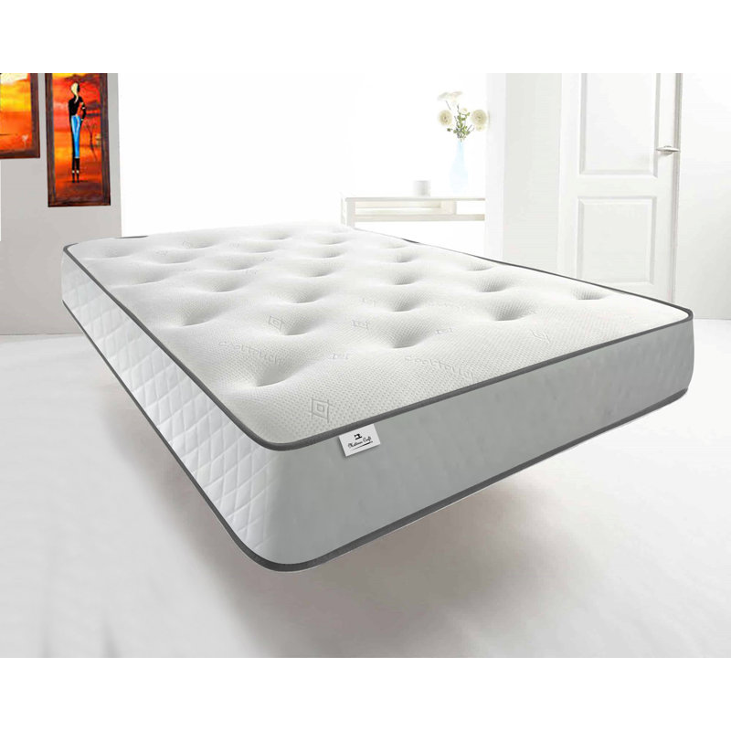 Lakshmi White Noise Open Coil Mattress, Super King (6')