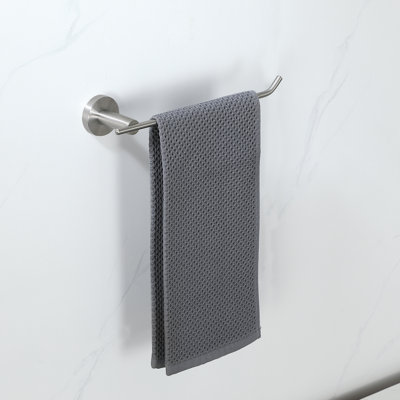 Porte-serviettes mural en acier inoxydable