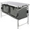 Camping Kitchen Table, Quick set-up Folding Camping Table, 3 Adjustable Heights