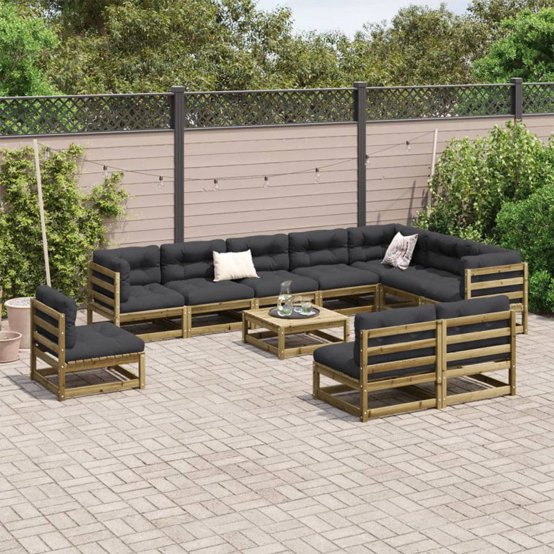 Sivanne 70cm Wide L-Shaped Patio Sofa