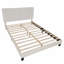 Lit plateforme tapissier moelleux en colombe-1243035496