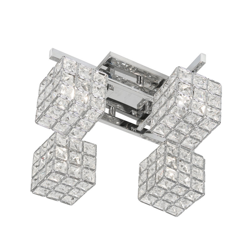 Jarrod Crystal Semi Flush Mount