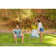 Chaise de plage pliante avec coussins Shellisa
