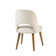 Nola Upholstered Dining Side Chairs with Cutout Back Design