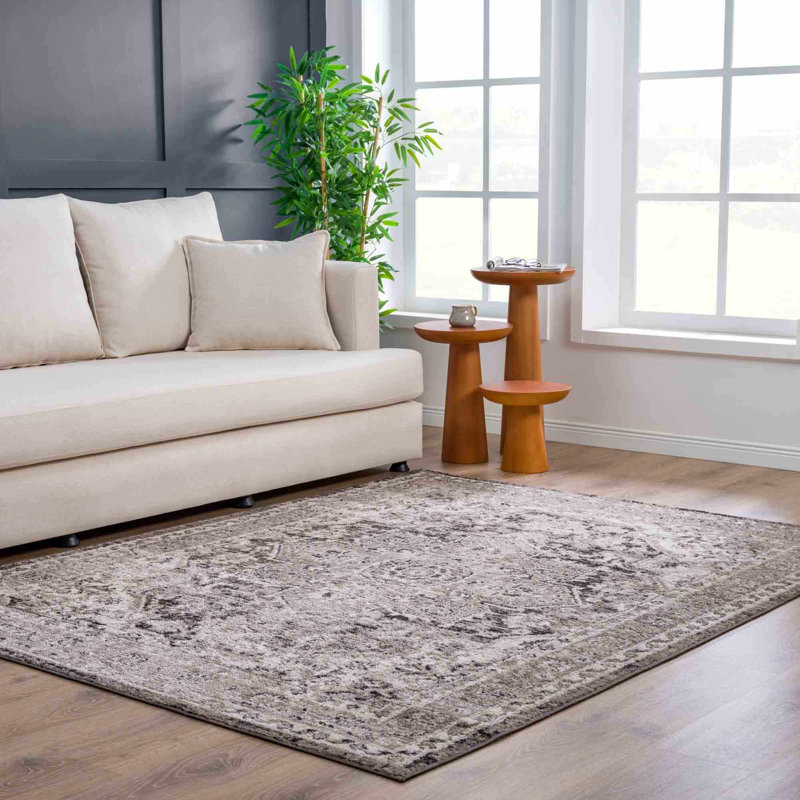 Tapis beige / brun Jascha, Rectangle 2 pi x 3 pi
