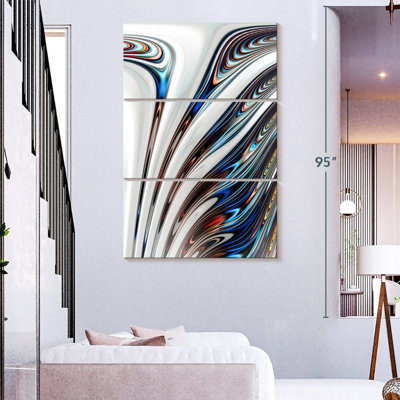 Abstrait chrome liquide Avery