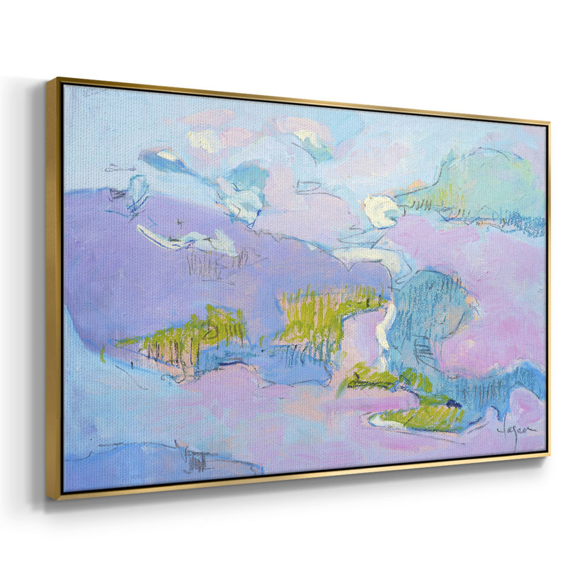 «Come To My Window», reproduction d'art sur toile encadrée, H 27 po x l 41 po x P 2 po, Encadrement doré