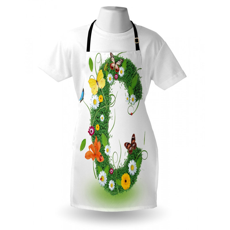 Floral Bib Apron, C
