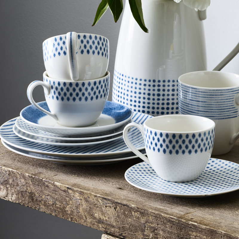Noritake Hammock Cups, 10 oz., Blue