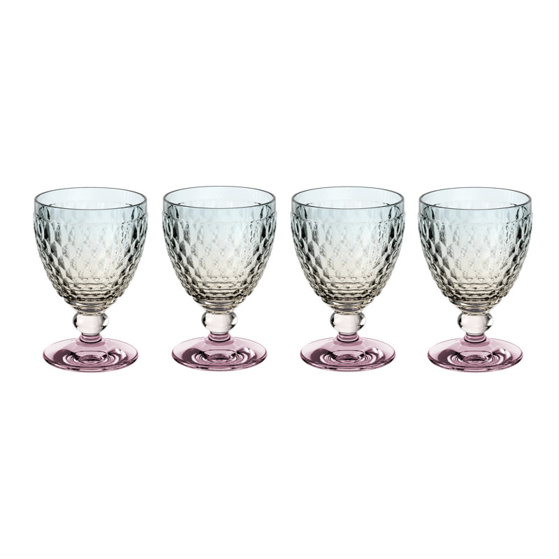 Verre à vin Villeroy & Boch Boston, lot de 4, 10 oz, verre cristal , Multicolore
