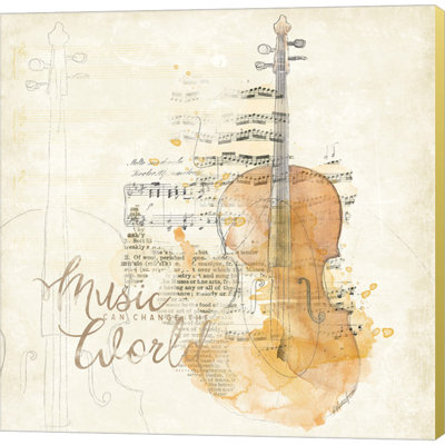 «Musical Gift I» par Katie pertiet - impression sur toile tendue