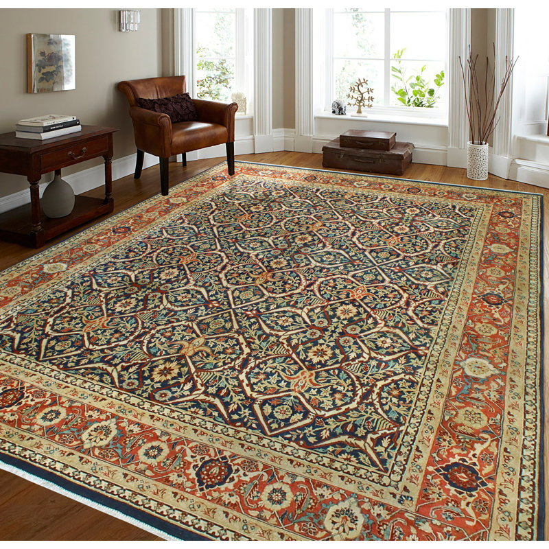Tapis bleu marine pak-persan Archer
