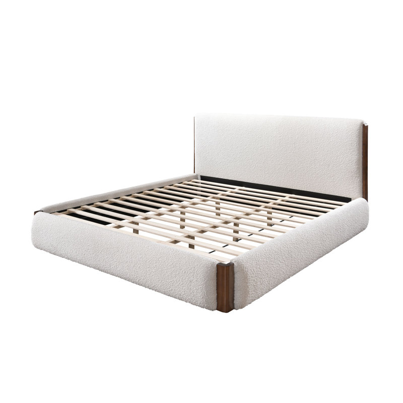 Lit plateforme tapissier Havren, Très grand lit