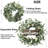 Green Artificial Eucalyptus Wreath