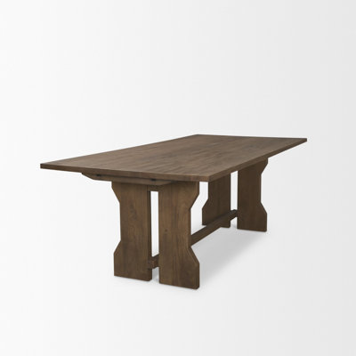 84" Solid Wood Extendable Rectangular Dining Table